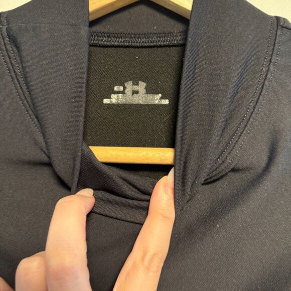 ColdGear® Mock Neck Long Sleeve Small Black - Picture 2 of 5